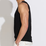 BUYUGO | sweater knit tank top | black