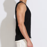BUYUGO | sweater knit tank top | black