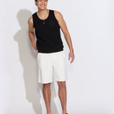 BUYUGO | sweater knit tank top | black