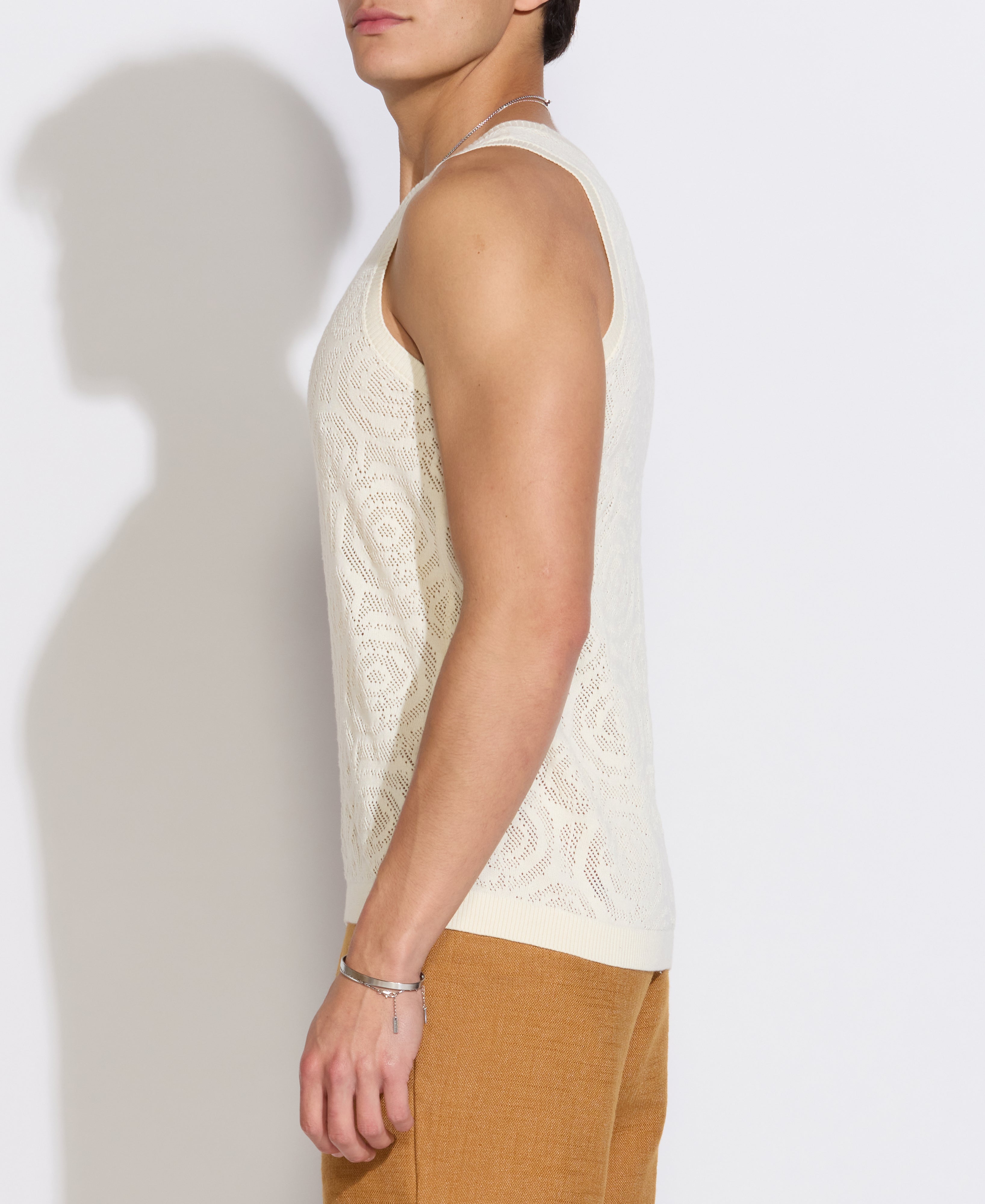 BUYUGO | sweater knit tank top | natural