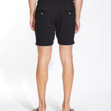 CLYDE | 6" tailored piqué knit short | black