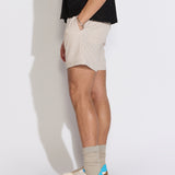 MONTGOMERY | 7" officer's short | heather taupe