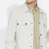 Bennett Heavy Knit Jacket (Heather Light Gray)