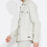 Bennett Heavy Knit Jacket (Heather Light Gray)