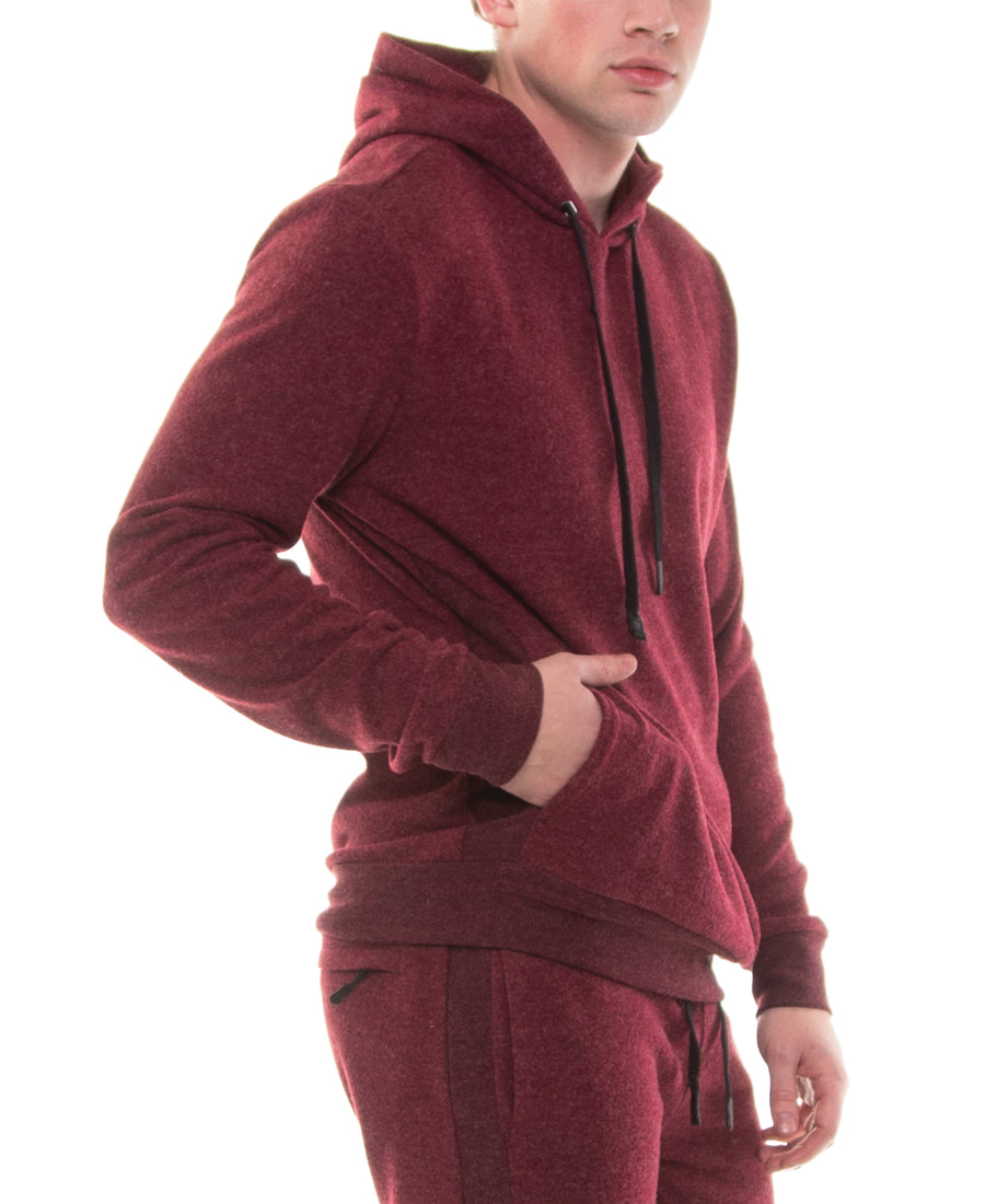 The Waffle Pullover in Cranberry – MeMi Collective