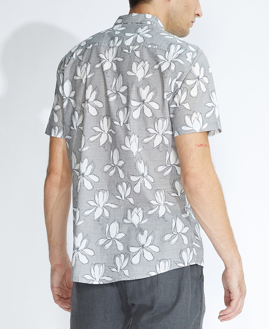 Lanai Printed Shirt (Gray)