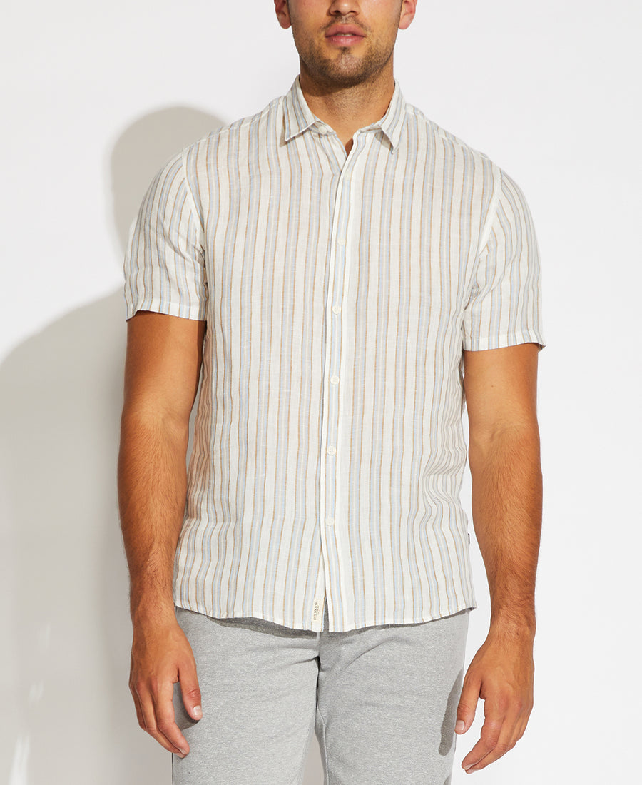 Beja Striped Shirt (Natural)