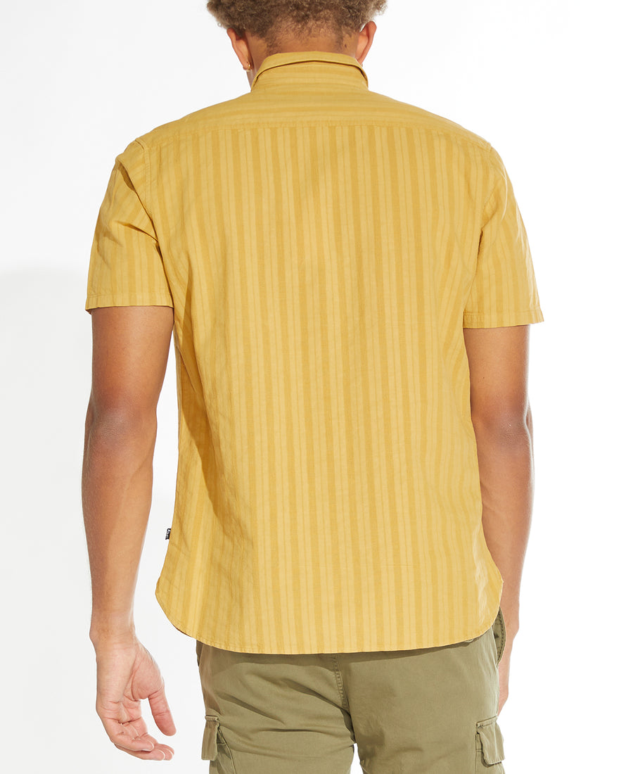 Whittier Button-Up Pocket Shirt (Mustard)