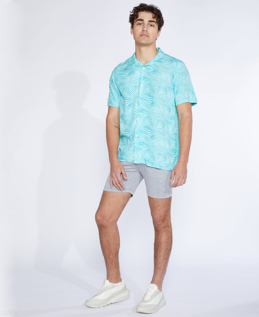 Frond SOCIETY – (Turquoise) CIVIL Shirt Printed Resort