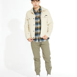 TALBOT | corduroy trucker jacket | cream