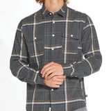 Burt Flannel Shirt (Heather Dark Charcoal)