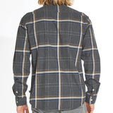 Burt Flannel Shirt (Heather Dark Charcoal)