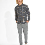 Burt Flannel Shirt (Heather Dark Charcoal)