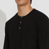 Hogan Crewneck Henley (Black)