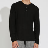 Hogan Crewneck Henley (Black)