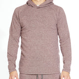 Deswell Knit Hoodie (Heather Burgundy)