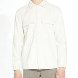 Durbin Knit Shirt Jacket (Cream)