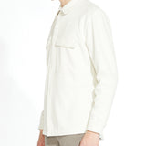 Durbin Knit Shirt Jacket (Cream)