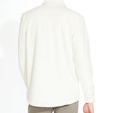 Durbin Knit Shirt Jacket (Cream)