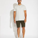 Riley Henley T-Shirt (Heather Light Gray)