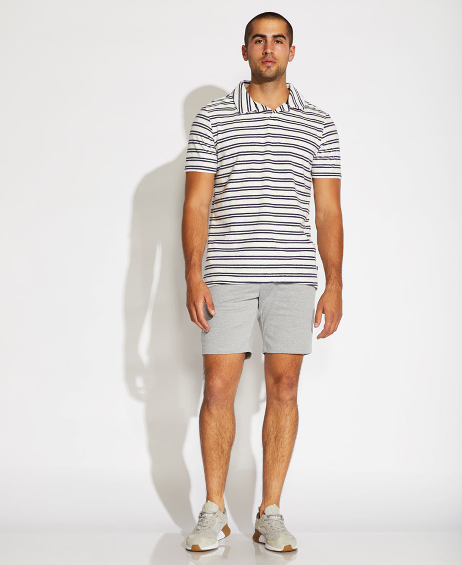 Marion Towelling Resort Polo (White)