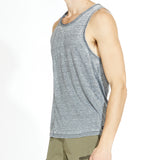 DOWN & DIRTY | garment burnout tank | black
