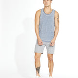 Down & Dirty Garment Burnout Tank (Vintage Indigo)