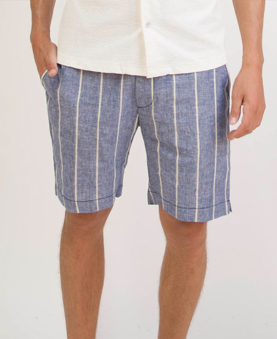 Pat Pong Yarn Dyed Shorts (Indigo)