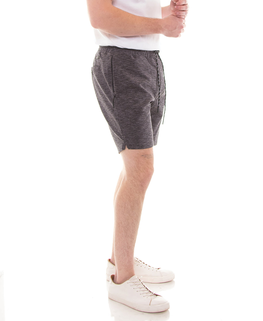 Jonnie Knit Shorts (Heather Dark Charcoal)