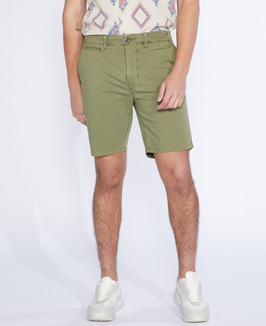 Campus Stretch Ripstop Shorts (Light Olive)
