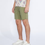 CAMPUS | 8.5" stretch ripstop short | light olive