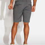 BADGLEY | 8.5" tailored short | black