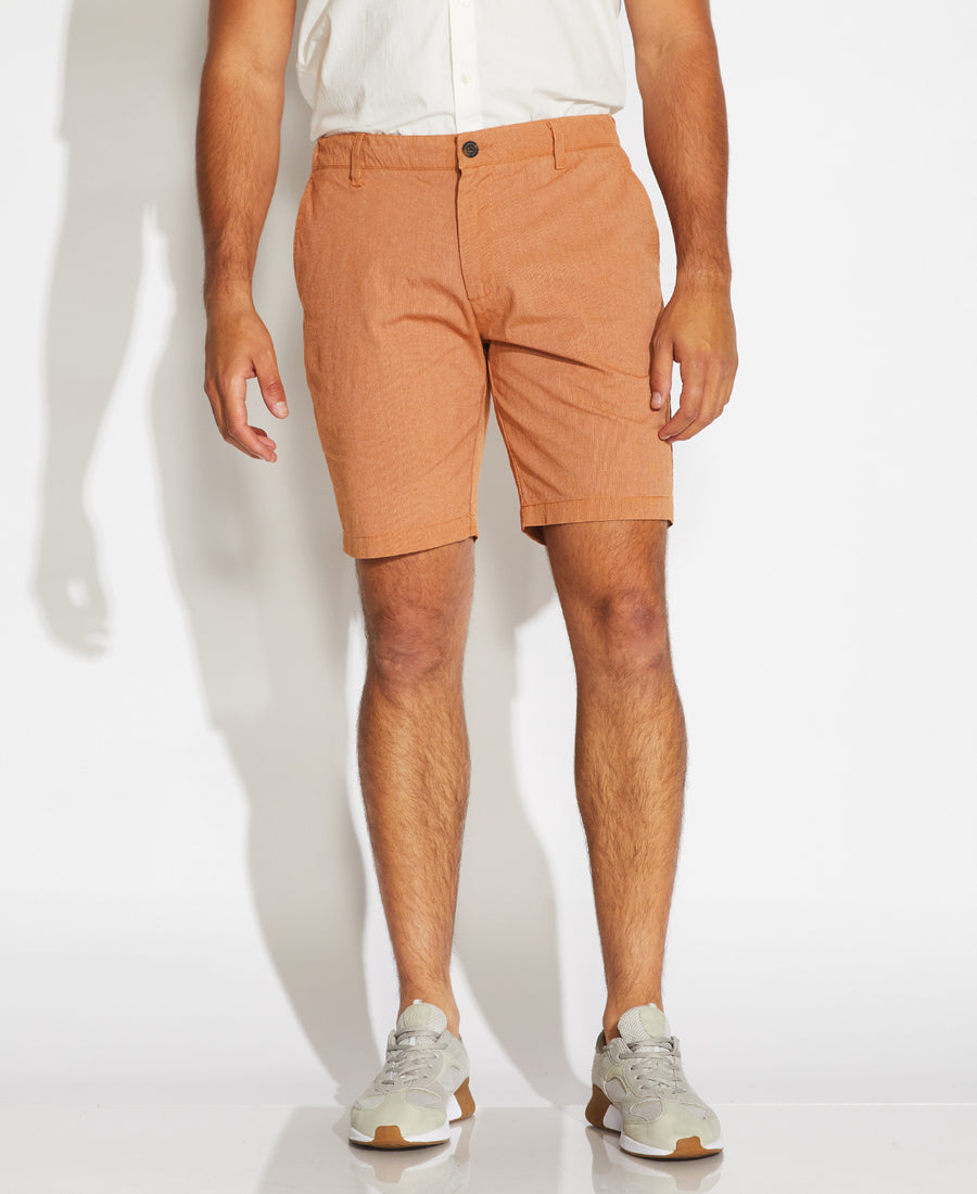 Badgley Shorts (Rust)
