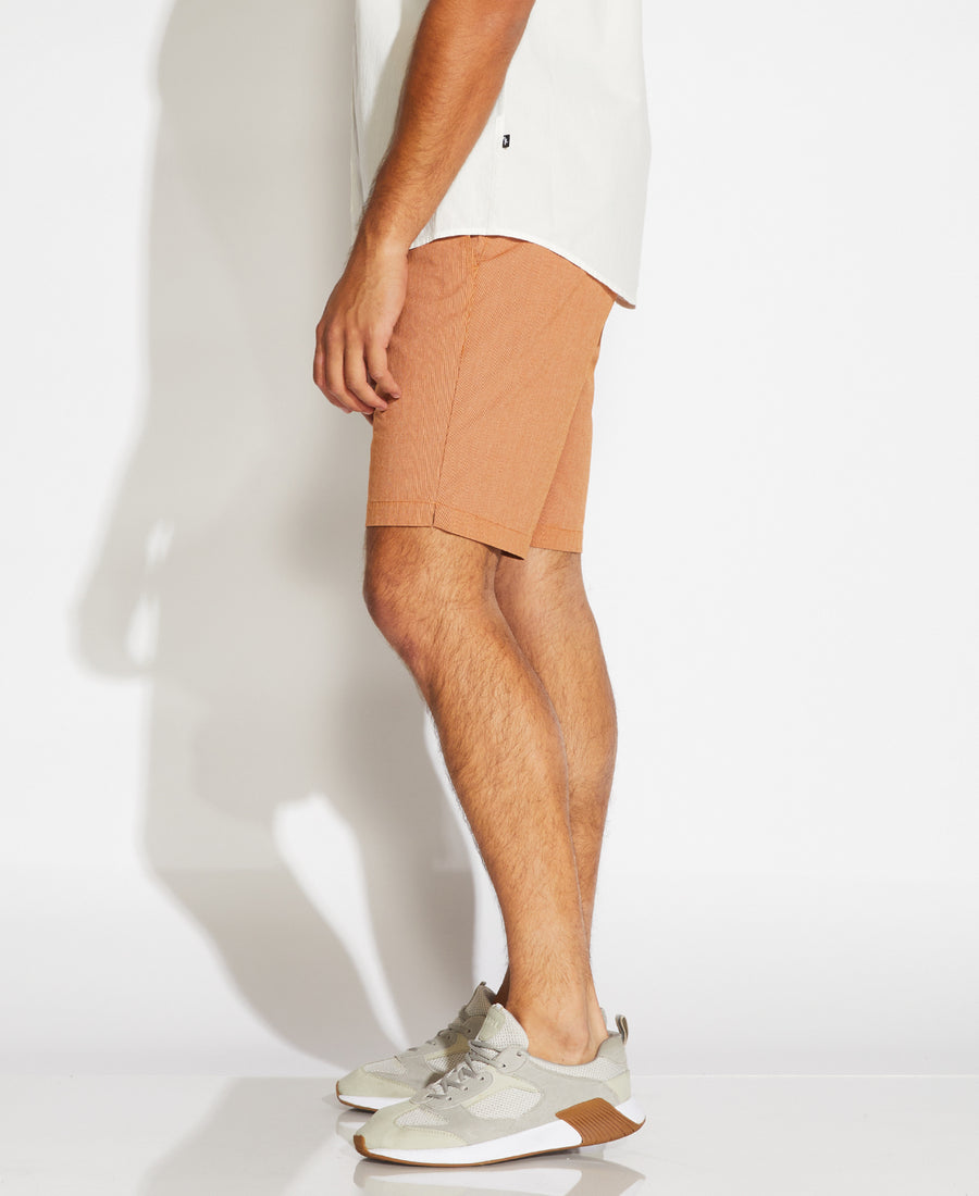 Badgley Shorts (Rust)