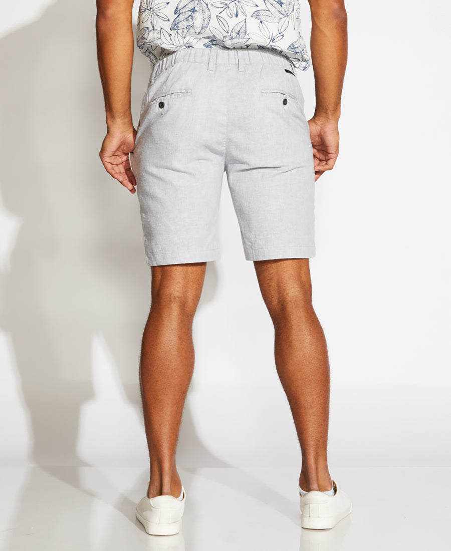 Casablanca Linen Blend Shorts (Gray)
