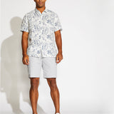CASABLANCA | 8.5" linen tailored short | gray
