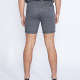 KEITH | 6" tailored short | heather black